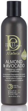 Design Essentials Almond Avocado Leave-in Balsamo Districante Senza Risciacquo Per Capelli 227 G