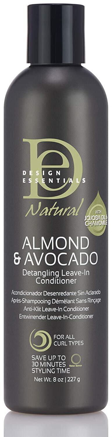 Design Essentials Almond Avocado Leave-in Balsamo Districante Senza Risciacquo Per Capelli 227 G