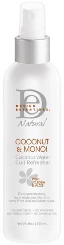 Design Essentials Coco&monoi Curl Refresher 350 Ml per Capelli Ricci Anticrespo