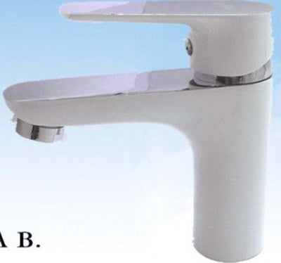 DESIGN MODERNO BAGNO LAVABO RUBINETTO MISCELATORE MONOCOMANDO BIANCO Fai da te/Attrezzature per cucine e bagni/Attrezzature per bagni/Rubinetti per lavandini bagno Trade Shop italia - Napoli, Commerciovirtuoso.it