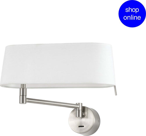DESLIZ Lampada da parete nichel Illuminazione/Illuminazione per interni/Illuminazioni per pareti/Applique Led Mall Home - Napoli, Commerciovirtuoso.it