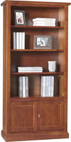 DESTINY---libreria-in-legno-massello-90x41x186-Tinta-noce-Milani-Home