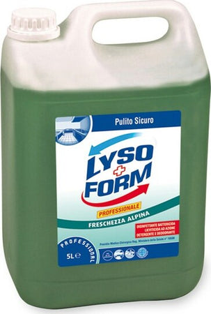 Detergente disinfettante - per pavimenti - freschezza alpina - 5 L - Lysoform Casa e cucina/Detergenti e prodotti per la pulizia/Detergenti per la casa/Detergenti per pavimento Eurocartuccia - Pavullo, Commerciovirtuoso.it