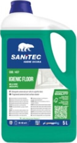 Detergente Igienic Floor - mela verde e bacche - 5 lt - Sanitec Casa e cucina/Detergenti e prodotti per la pulizia/Detergenti per la casa/Detergenti multiuso Eurocartuccia - Pavullo, Commerciovirtuoso.it