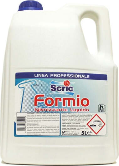 Detergente igienizzante per pavimenti Scric Formio - tanica da 5 L Casa e cucina/Detergenti e prodotti per la pulizia/Detergenti per la casa/Detergenti multiuso Eurocartuccia - Pavullo, Commerciovirtuoso.it