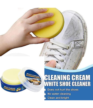 Detergente Per Scarpe Bianche Crema Smacchiante Pulizia E Rimozione Macchie 330g