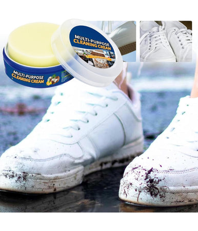 Detergente Per Scarpe Bianche Crema Smacchiante Pulizia E Rimozione Macchie 330g