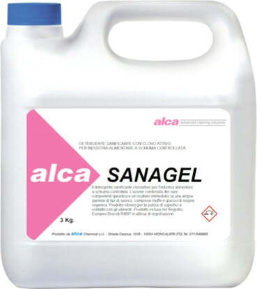Detergente sanificante Sanagel - Alca - tanica da 3 kg Casa e cucina/Detergenti e prodotti per la pulizia/Detergenti per la casa/Detergenti multiuso Eurocartuccia - Pavullo, Commerciovirtuoso.it