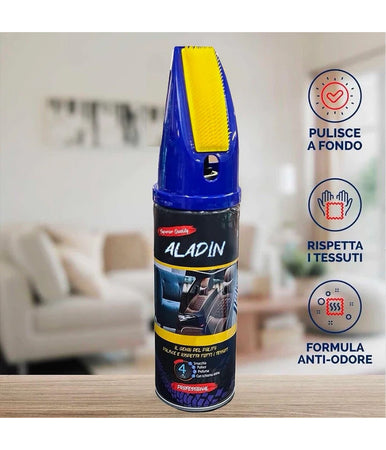 Detergente Schiuma Per Pulizia Tappezzerie Divani Superfici Delicate Clean Sweep