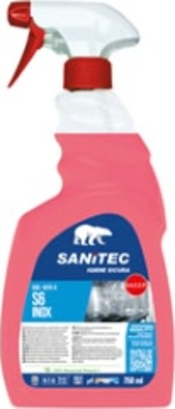 Detergente sgrassante S6 Inox - per superfici - 750ml Sanitec Casa e cucina/Detergenti e prodotti per la pulizia/Detergenti per la casa/Detergenti multiuso Eurocartuccia - Pavullo, Commerciovirtuoso.it