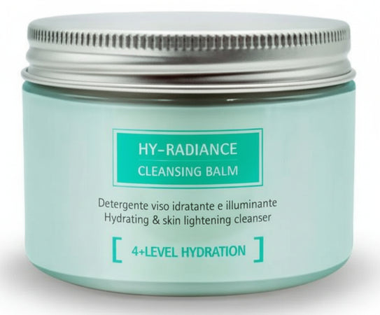 Detergente Viso Idratante E Illuminante Hy-Radiance Cleansing Balm 140 Ml Formula Con 25% Puro Olio Di Mandorle Dolce E Burri Vegetali Elevata Capacità Struccante E Detergente Illuminante per Pelli Luminose Histomer
