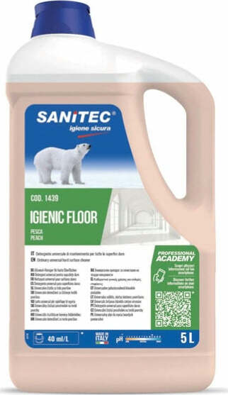 Detergenti per pavimenti Igienic Floor - pesca e gelsomino - 5 kg - Sanitec Casa e cucina/Detergenti e prodotti per la pulizia/Detergenti per la casa/Detergenti per pavimento Eurocartuccia - Pavullo, Commerciovirtuoso.it