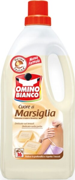 Detersivo liquido Cuore di Marsiglia - a mano e in lavatrice - 1 L - Omino Bianco Casa e cucina/Detergenti e prodotti per la pulizia/Detergenti per la casa/Detergenti multiuso Eurocartuccia - Pavullo, Commerciovirtuoso.it