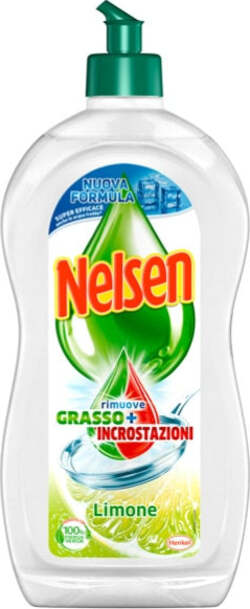 Detersivo per piatti - limone - 900 ml - Nelsen Casa e cucina/Detergenti e prodotti per la pulizia/Detergenti per la casa/Detergenti multiuso Eurocartuccia - Pavullo, Commerciovirtuoso.it