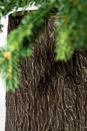 Albero di natale con Tronco "Dolomiti" in PE Effetto Real Touch