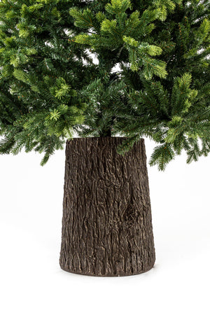 Albero di natale con Tronco "Dolomiti" in PE Effetto Real Touch