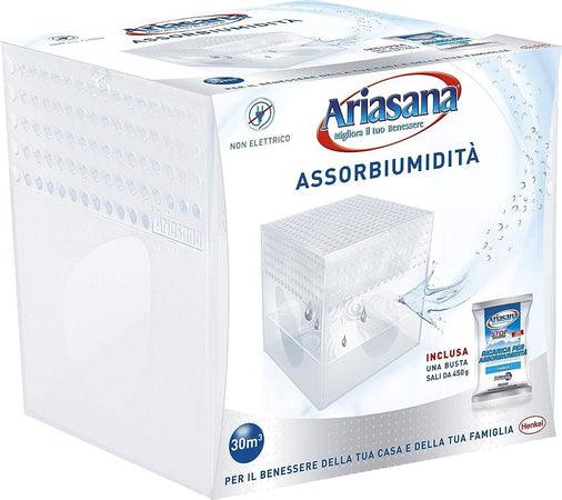 Deumidificatore Ariasana vaschetta mini con una ricarica assorbi-umidità in Tab da 450g Fai da te/Prodotti per la costruzione/Riscaldamento e raffreddamento/Sistemi mobili di climatizzazione/Deumidificatori La Zappa - Altamura, Commerciovirtuoso.it