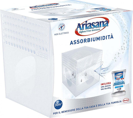 Deumidificatore Ariasana vaschetta mini con una ricarica assorbi-umidità in Tab da 450g Fai da te/Prodotti per la costruzione/Riscaldamento e raffreddamento/Sistemi mobili di climatizzazione/Deumidificatori La Zappa - Altamura, Commerciovirtuoso.it