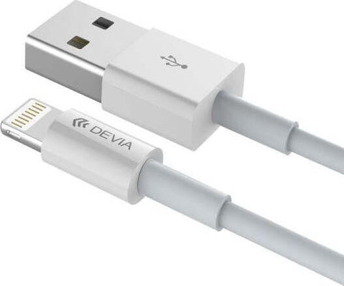 Devia-cable-Smart-USB--Lightning-1,0-m-2,1A-white