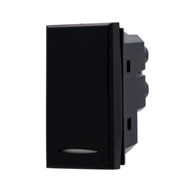 Deviatore Comando 1p Da 16a Colore Nero Compatibile Con Bticino Axolute Sd20003n