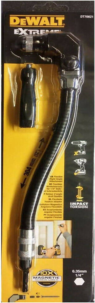 Dewalt DT70621-QZ Giunto ad Angolo Flessibile per Avvitatore ad Impatto, 0 W, 0 V, ADATTATORE MAGNETICO FLESSIBILE DT70621-QZ ADATTATORE MAGNETICO FLESSIBILE Non solo alimenti - Albano Laziale, Commerciovirtuoso.it