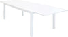 DEXTER---set-tavolo-200/300x100-struttura-e-piano-in-alluminio-compreso-di-10-sedute-Bianco-Milani-Home