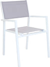 DEXTER---set-tavolo-200/300x100-struttura-e-piano-in-alluminio-compreso-di-10-sedute-Bianco-Milani-Home