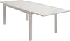 DEXTER---set-tavolo-da-giardino-allungabile-160/240x90-compreso-di-4-poltrone-in-alluminio-Tortora-Milani-Home