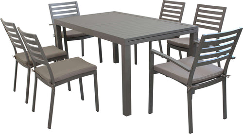 DEXTER---set-tavolo-da-giardino-allungabile-160/240x90-compreso-di-4-sedie-e-2-poltrone-in-alluminio-Taupe-Milani-Home