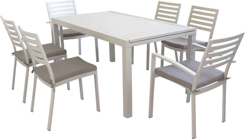 DEXTER---set-tavolo-da-giardino-allungabile-160/240x90-compreso-di-4-sedie-e-2-poltrone-in-alluminio-Tortora-Milani-Home