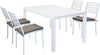 DEXTER---set-tavolo-da-giardino-allungabile-160/240x90-compreso-di-4-sedie-in-alluminio-Bianco-Milani-Home