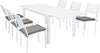 DEXTER---set-tavolo-da-giardino-allungabile-160/240x90-compreso-di-6-sedie-in-alluminio-Bianco-Milani-Home