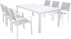 DEXTER---set-tavolo-da-giardino-allungabile-200/300x100-compreso-di-6-poltrone-in-alluminio-Bianco-Milani-Home