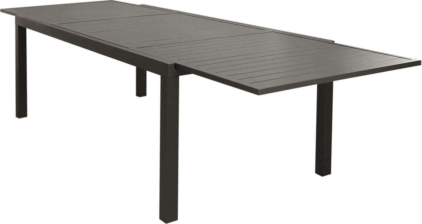DEXTER---set-tavolo-da-giardino-allungabile-200/300x100-compreso-di-6-poltrone-in-alluminio-Taupe-Milani-Home