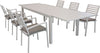 DEXTER---set-tavolo-da-giardino-allungabile-200/300x100-compreso-di-6-poltrone-in-alluminio-Tortora-Milani-Home