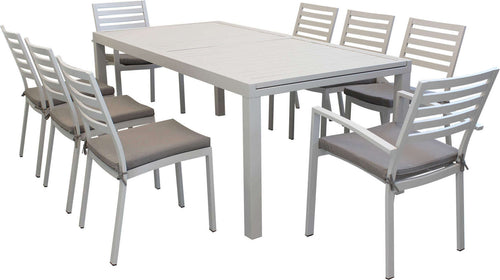 DEXTER---set-tavolo-da-giardino-allungabile-200/300x100-compreso-di-6-sedie-e-2-poltrone-in-alluminio-Tortora-Milani-Home