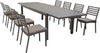 DEXTER---set-tavolo-da-giardino-allungabile-200/300x100-compreso-di-8-sedie-in-alluminio-Taupe-Milani-Home