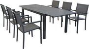 DEXTER---set-tavolo-da-giardino-allungabile-in-alluminio-160/240x90-compreso-di-6-poltrone-in-alluminio-e-textilene-Antracite-Milani-Home