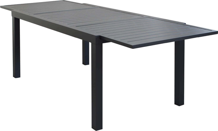 DEXTER---set-tavolo-da-giardino-allungabile-in-alluminio-160/240x90-compreso-di-6-poltrone-in-alluminio-e-textilene-Antracite-Milani-Home