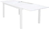 DEXTER---set-tavolo-giardino-rettangolare-allungabile-160/240x90-con-8-sedie-in-alluminio-bianco-e-textilene-da-esterno-Bianco-Milani-Home