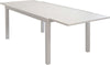 DEXTER---set-tavolo-giardino-rettangolare-allungabile-160/240x90-con-8-sedie-in-alluminio-e-textilene-tortora-da-esterno-Tortora-Milani-Home