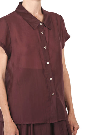 LA FEMME BLANCHE La Femme Blanche - Camicia - 451602 - Prugna da donna