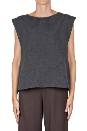 Alysi - Gilet - 460759 - Antracite da donna