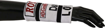 DG Scaldabraccia nero bianco Love Royal Wool Wrap Moda/Uomo/Accessori/Sciarpe Scontolo.net - Potenza, Commerciovirtuoso.it