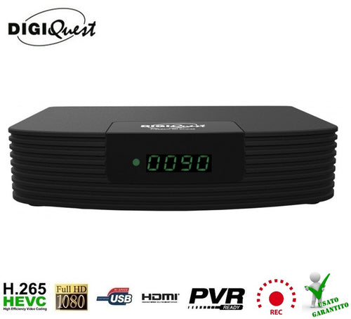 Decoder Digitale Terrestre DIGIQUEST 990 REC DVB-T2 Ricondizionato