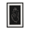 Quadro refined 40 x 60 con stampa su carta, vetro, mdf e cornice mdf