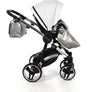 Diamond Shine 3 in 1 Ecopelle / Tessuto Grigio Glitter Navicella Silver / Telaio Cromato Prima infanzia/Passeggini carrozzine e accessori/Passeggini e carrozzine/Sistemi modulari La Casa Del Bebè - Napoli, Commerciovirtuoso.it