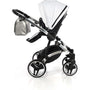Diamond Shine 3 in 1 Ecopelle / Tessuto Grigio Glitter Navicella Silver / Telaio Cromato Prima infanzia/Passeggini carrozzine e accessori/Passeggini e carrozzine/Sistemi modulari La Casa Del Bebè - Napoli, Commerciovirtuoso.it