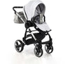 Diamond Shine 3 in 1 Ecopelle / Tessuto Grigio Glitter Navicella Silver / Telaio Cromato Prima infanzia/Passeggini carrozzine e accessori/Passeggini e carrozzine/Sistemi modulari La Casa Del Bebè - Napoli, Commerciovirtuoso.it