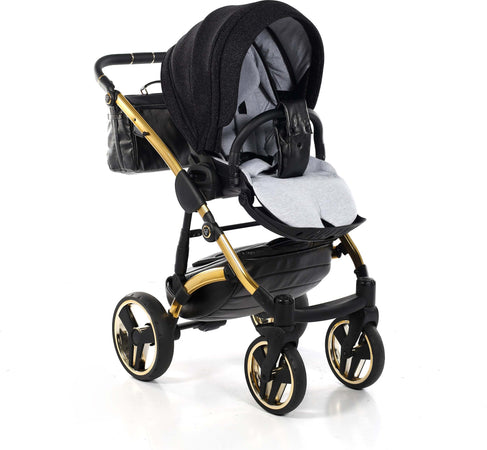 Diamond Shine 3 in 1 Ecopelle / Tessuto Nero Glitter Navicella e Telaio Oro Giallo Prima infanzia/Passeggini carrozzine e accessori/Passeggini e carrozzine/Sistemi modulari La Casa Del Bebè - Napoli, Commerciovirtuoso.it